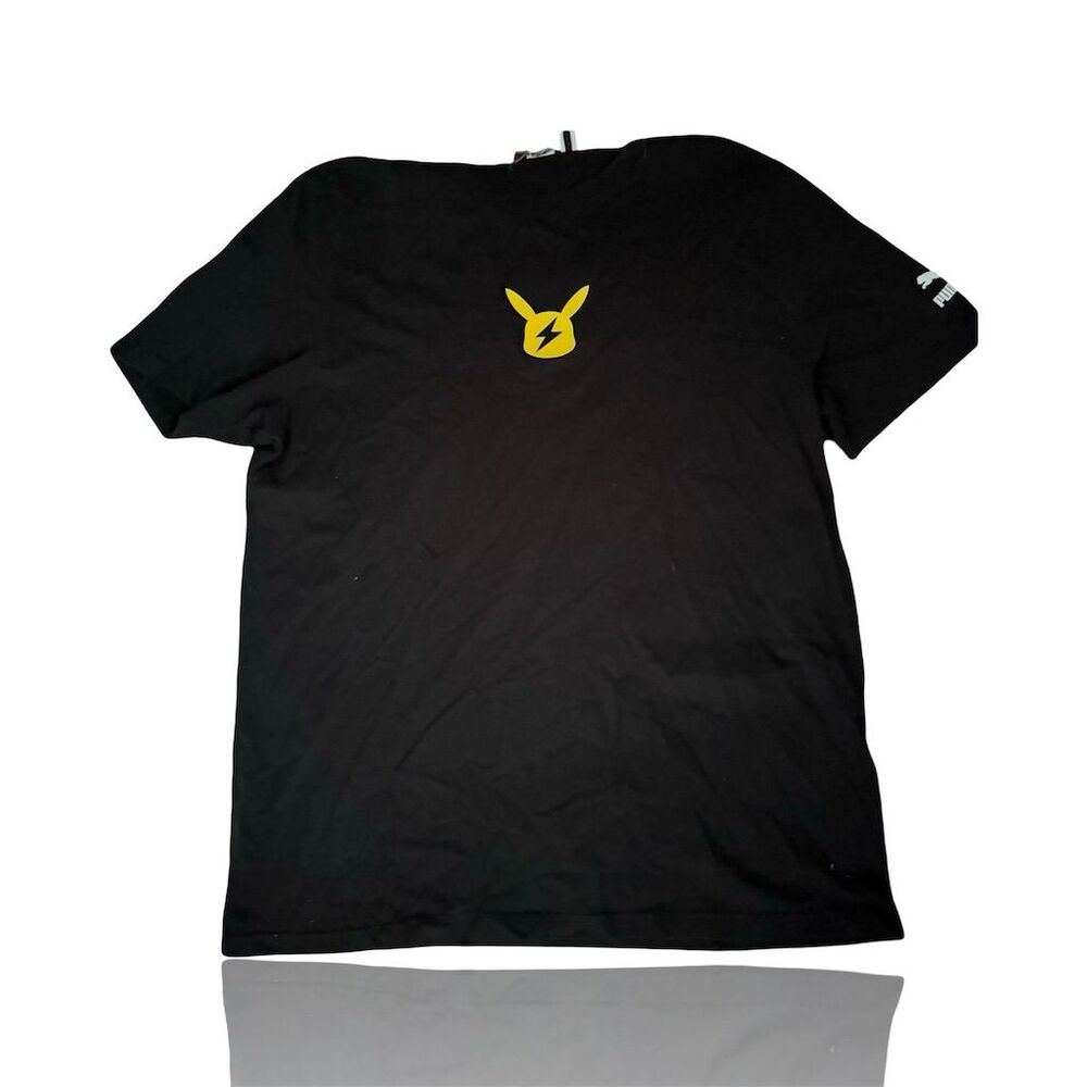 PUMA x Pokémon Pikachu Black Graphic T-Shirt Unisex : GUC: Anime